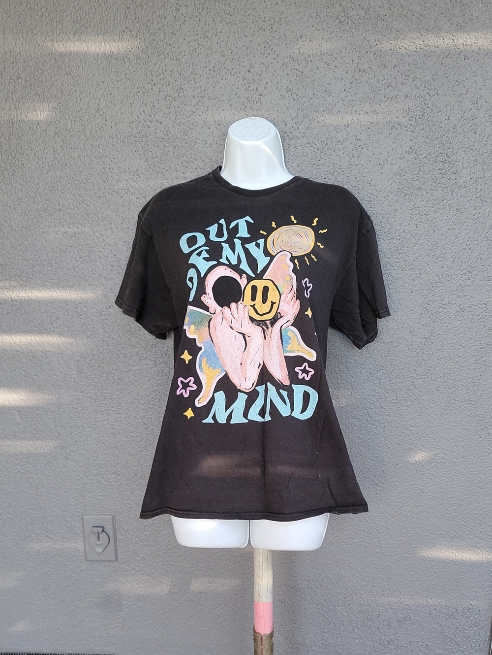 Out of My Mind Graphic Tee - Black
